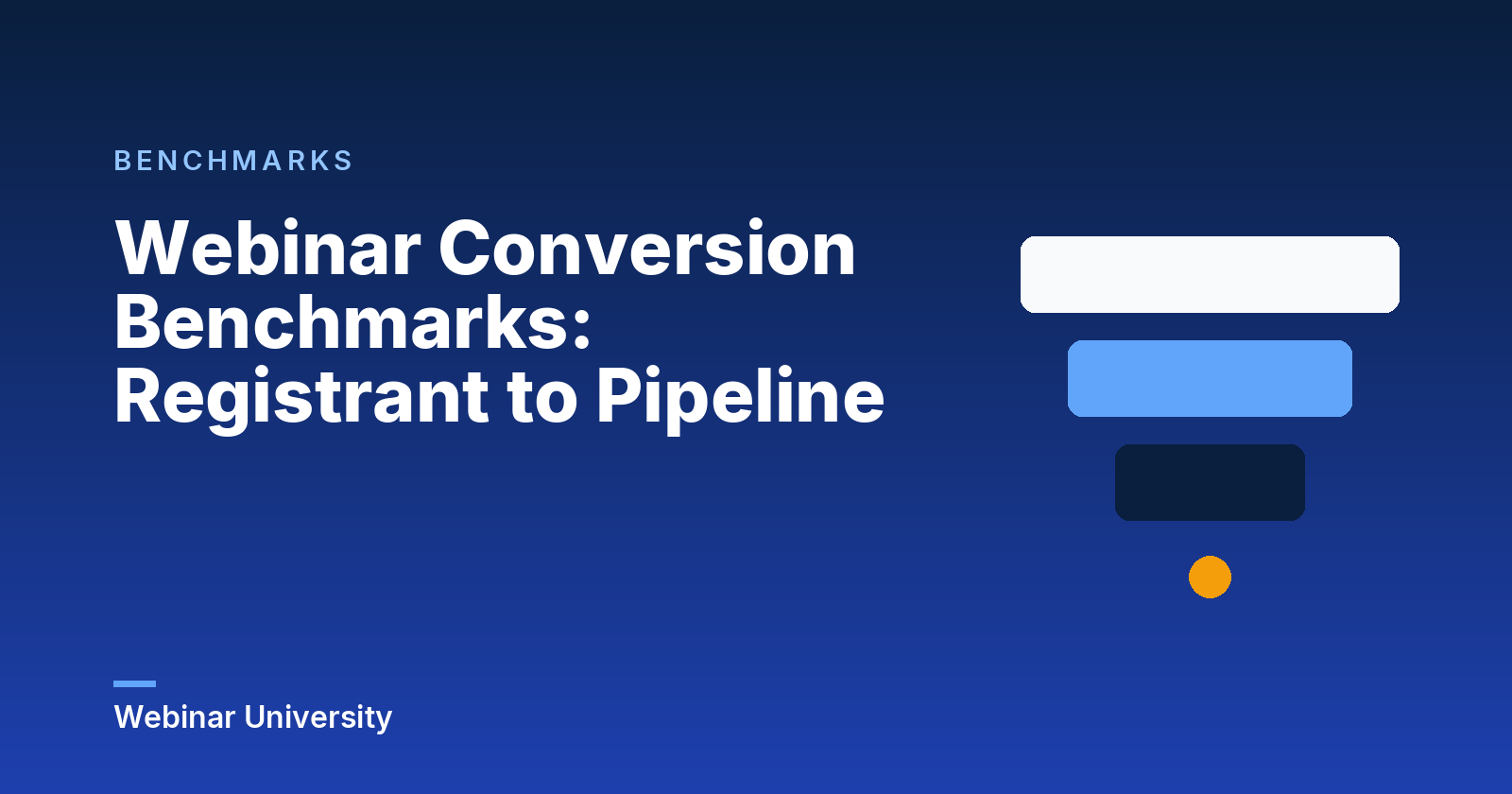 Webinar Conversion Benchmarks: Registrant to Pipeline