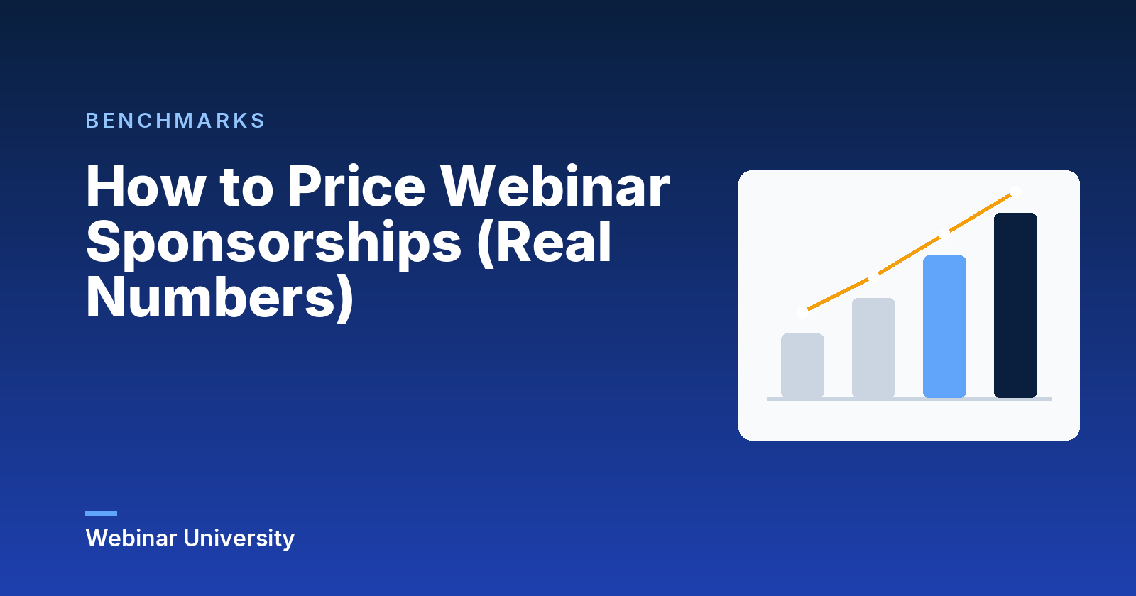 How to Price Webinar Sponsorships (Real Numbers)