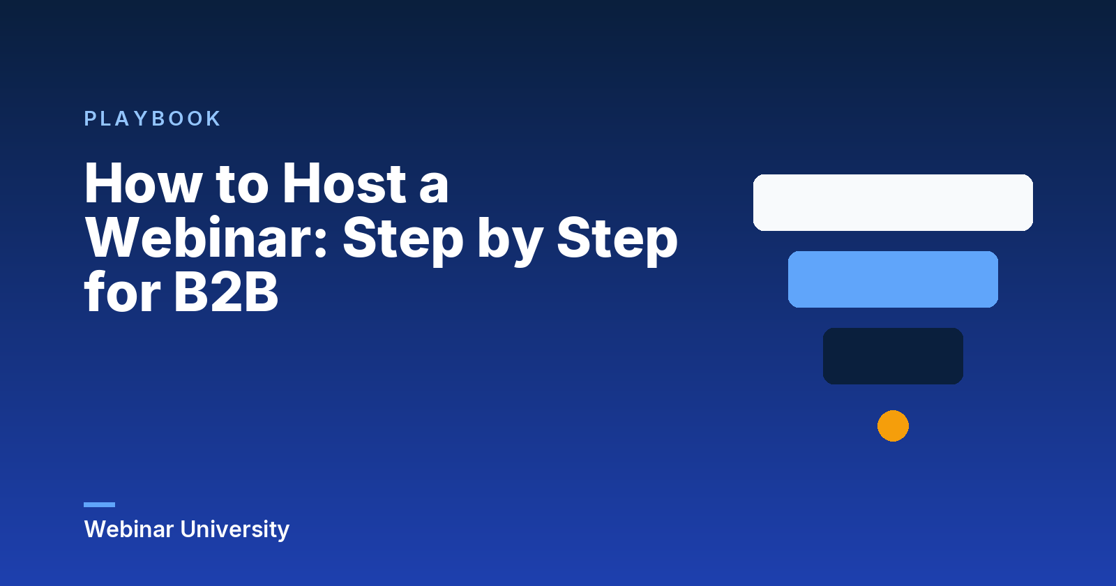 How to Host a Webinar: Step by Step for B2B